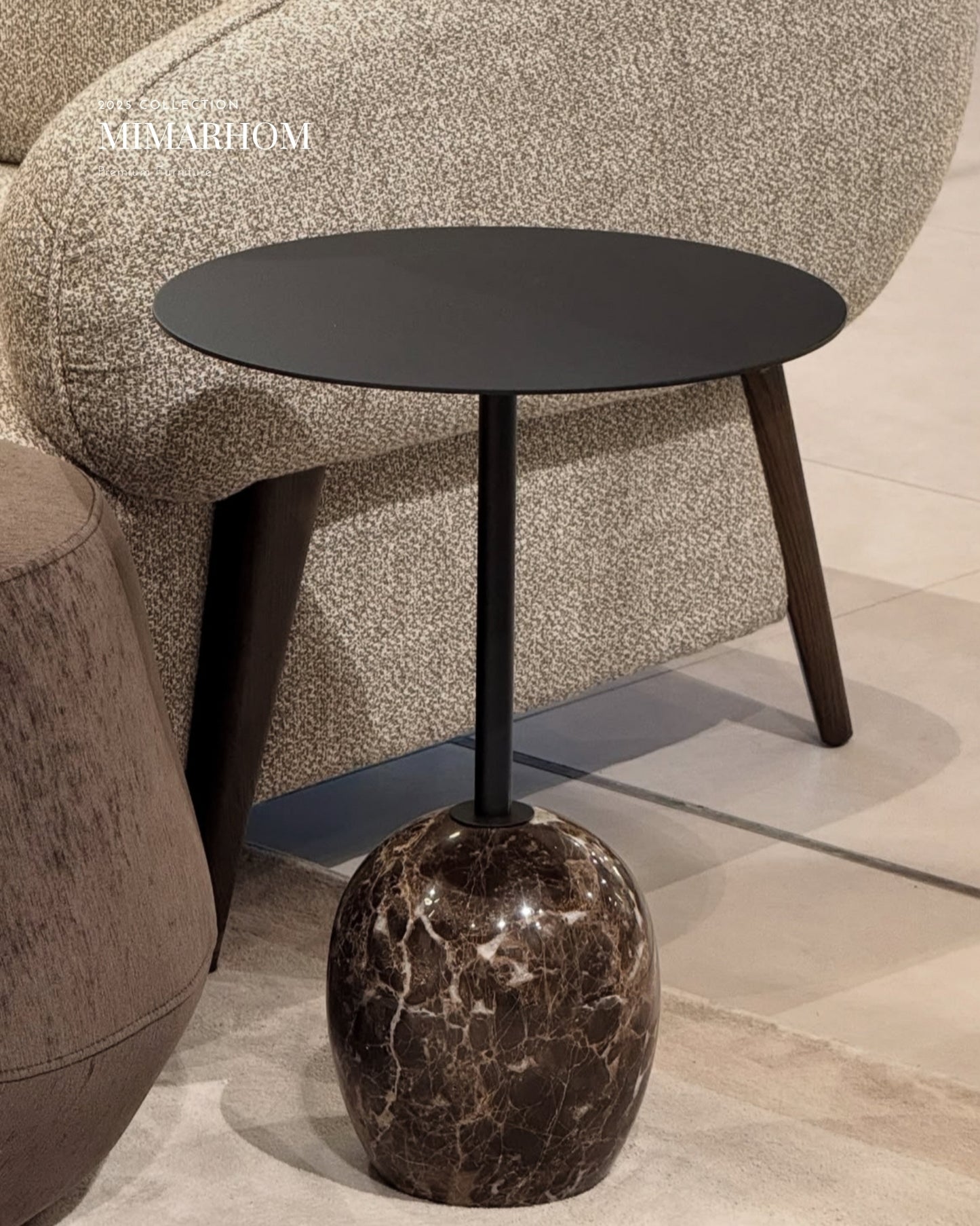 Marble Black Sehpa